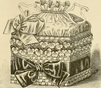 An illustration from Needle and brush: (1889)