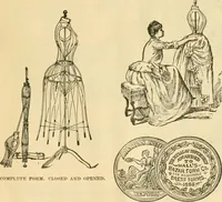 An illustration from Needle and brush: (1889)