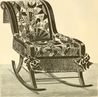 An illustration from Needle and brush: (1889)
