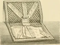 An illustration from Needle and brush: (1889)