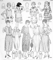 An illustration from Needlecraft Magazine. August, 1920. (1920)