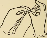 An illustration from Needlecraft (1911)