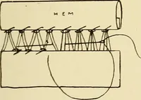 An illustration from Needlework without "specimens": the modern book of school needlework (1900)