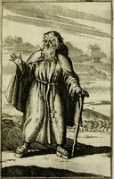 An illustration from Nette afbeeldingen der eyge dragten van alle geestelyke orders : nevens een korte aantekening van haar begin, instelders, en bevestiging (1688)