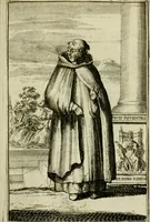 An illustration from Nette afbeeldingen der eyge dragten van alle geestelyke orders : nevens een korte aantekening van haar begin, instelders, en bevestiging (1688)