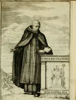 An illustration from Nette afbeeldingen der eyge dragten van alle geestelyke orders : nevens een korte aantekening van haar begin, instelders, en bevestiging (1688)