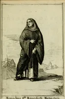 Picture 28 of 78 from Nette afbeeldingen der eyge dragten van alle geestelyke orders : nevens een korte aantekening van haar begin, instelders, en bevestiging (1688), leaf 62