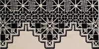 An illustration from The netting book for guipure d'art, &c.. (1879)