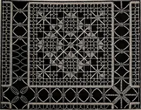 An illustration from The netting book for guipure d'art, &c.. (1879)