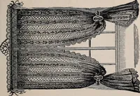 An illustration from The netting book for guipure d'art, &c.. (1879)