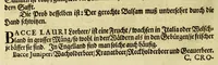Picture 17 of 31 from Neu-eingerichtete Material-Kammer: : das ist, Gründliche Beschreibung aller fürnehmsten Materialien und Specereyen, so wohl auch andrer guter und gemeiner Waaren, woher solche den Ursprung nehmen, wie sie zu erkennen, gut zu behalten, und endlich die Prob derselben darauf zu machen, umb zu sehen, ob solche verfälscht und wie die Verfälschung darinnen zu mercken sey. Samt einer Erklärung: der chimischen, medicinischen, metallinischen, mineralischen und andere Characteren, was nehmlich solche für Bedeutungen insich halten. Wobey angehängt ein aussführlicher Bericht des Walfisch-Fanges in der nordischen Landen, dessgleichen niemals also in Teutscher Sprach beschrieben worden; und hernach eine kurtze Revision oder Wiederholung meines in An. 1662. aussgegangenen Buchhaltens, darinnen nicht allein meist alle Puncten besser erklärt und erläutert; sondern auch an vielen Orten vermehret, dazu ein und anders, welches vorhero nicht also beschrieben gewesen, anjetzo aber besser und deutlicher vorgestellet wird. Zuvor niemals also in Druck ausgegangen. Allen Liebhabern der Handlungen und Kauffmannschafften zum besten, mit guten Nutz und Frommen eingerichtet (1672), leaf 58