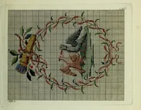 An illustration from Neue Muster zum Sticken und Weben, oder, Versuch Mahlerei mit Strickkunst .. (1800)