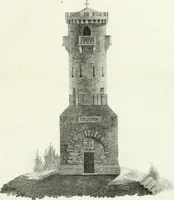 An illustration from Neues Ideen-magazin für Liebhaber von Gärten, englischen Anlagen und für Besitzer von Landgütern (1806)