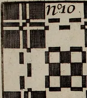 An illustration from Neues Weberbild: und Musterbuch... zur Beförderung der edlen Leinen- und Bildweberkunst .. (1771)