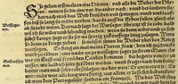 An illustration from Neue Welt : das ist, warhafftige Beschreibunge aller schönen Historien von Erfindung viler vnbekanten Königreichen, Landschafften, Insulen vnnd Stedten ... Dergleichen vorhin in Keinen Chronicken beschrieben ... zur Fürderung des gemeinen Nutzes zusamen getragen. (1567)