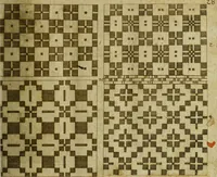 An illustration from Neu hervorkommendes Weber Kunst und Bild Buch (1736)