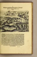 An illustration from Neundter Theil Orientalischer Indien, darinnen begrieffen ein kurtze Beschreibung einer Reyse, so von den Holländern vn[d] Seeländern, in die Orientalischen Indien, mit neun grossen vnd vier kleinen Schiffen, vnter der Admiralschafft Peter Wilhelm Verhuffen, in Jahren 1607. 1608. vnd 1609. verricht worden, neben Vermeldung, was ihnen fürnemlich auff solcher Reyse begegnet vnnd zu Handen gangen. (1612)