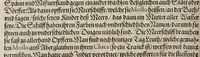 An illustration from Neundter vnd letzter Theil Americae, : darin[n] gehandelt wird, von Gelegenheit der Elementen, Natur, Art vnd eigenschafft der Newen Welt: item von derselben Völcker, abergläubischen Götzendienst, Policey vnd Regiments Ordnung: beneben einem seinen register oder Catalogo, aller Könige, von anfang ihrer Königreich an, biss auff den letzten König der Mexicaner, Motec̦uma genannt, den andern dess Nahmens, sampt eygentlicher Beschreibung der Wahl, Krönung, vnd Todt derselben, vnd letzlich was diese Indianer für Krieg wider einander geführet haben. Alles auffs trewlichste aus Niederländischer Beschreibung Iohan. Hugen von Lintschotten, in vnser Hochteutsche Sprache versetzet, durch Iohannem Humberger Wetterauium. Ferner auch von der Reise der fünff Schiffe, so im Junto dess 1598. Jahrs, in Hollandt aussgefahren, der meynung, durch das Fretum Magelanum, zu den Moluckischen Inseln zu Schiffen, wie sie nemlich von einander kommen vnd zerstrewetworden, also dass nur allein der Hauptmann Sebald de Weert, sampt noch einem Schiff beysammen blieben, vnd auff die vier Monat lang, mit grosser gefahr in dem Freto sich auffgehalten, welcher auch endlich, als er vber die 2. Jahr auff solcher Reise elendiglich zugebracht, mit einem Schiffe, Anno 1600. vnverrichter Sache wider anheim kommen. (1601)
