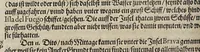 Picture 20 of 38 from Neundter vnd letzter Theil Americae, : darin[n] gehandelt wird, von Gelegenheit der Elementen, Natur, Art vnd eigenschafft der Newen Welt: item von derselben Völcker, abergläubischen Götzendienst, Policey vnd Regiments Ordnung: beneben einem seinen register oder Catalogo, aller Könige, von anfang ihrer Königreich an, biss auff den letzten König der Mexicaner, Motec̦uma genannt, den andern dess Nahmens, sampt eygentlicher Beschreibung der Wahl, Krönung, vnd Todt derselben, vnd letzlich was diese Indianer für Krieg wider einander geführet haben. Alles auffs trewlichste aus Niederländischer Beschreibung Iohan. Hugen von Lintschotten, in vnser Hochteutsche Sprache versetzet, durch Iohannem Humberger Wetterauium. Ferner auch von der Reise der fünff Schiffe, so im Junto dess 1598. Jahrs, in Hollandt aussgefahren, der meynung, durch das Fretum Magelanum, zu den Moluckischen Inseln zu Schiffen, wie sie nemlich von einander kommen vnd zerstrewetworden, also dass nur allein der Hauptmann Sebald de Weert, sampt noch einem Schiff beysammen blieben, vnd auff die vier Monat lang, mit grosser gefahr in dem Freto sich auffgehalten, welcher auch endlich, als er vber die 2. Jahr auff solcher Reise elendiglich zugebracht, mit einem Schiffe, Anno 1600. vnverrichter Sache wider anheim kommen. (1601), leaf 354