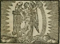 An illustration from Nevf dialogves contre les missionnaires svr le service des eglises reformées (1655)