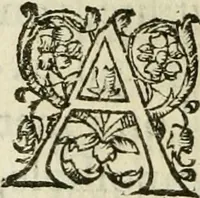 An illustration from Nevf livres de la dignité et de l'accroissement des sciences (1632)