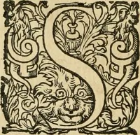 An illustration from Nevf livres de la dignité et de l'accroissement des sciences (1632)
