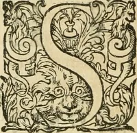 An illustration from Nevf livres de la dignité et de l'accroissement des sciences (1632)