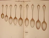 Picture 15 of 51 from Newbury: a pattern of flatware made in sterling silver by the Towle Mfg. Company; with some history of Newbury: Massachusetts and its progenitor Newbury: England (1907), leaf 38