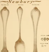 Picture 19 of 51 from Newbury: a pattern of flatware made in sterling silver by the Towle Mfg. Company; with some history of Newbury: Massachusetts and its progenitor Newbury: England (1907), leaf 42