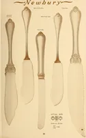 Picture 46 of 51 from Newbury: a pattern of flatware made in sterling silver by the Towle Mfg. Company; with some history of Newbury: Massachusetts and its progenitor Newbury: England (1907), leaf 74