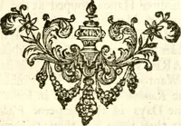An illustration from A new dictionary of heraldry ... : and a concise account of the most noted orders of knighthood that are or have been, and of honours and dignities ecclesiastical, civil, or military .. (1725)