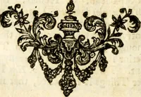 An illustration from A new dictionary of heraldry ... : and a concise account of the most noted orders of knighthood that are or have been, and of honours and dignities ecclesiastical, civil, or military .. (1725)