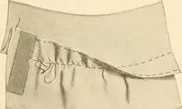 An illustration from The new dressmaker; with complete and fully illustrated instructions on every point connected with sewing, dressmaking and tailoring, from the actual stitches to the cutting, making, altering, mending, and cleaning of clothes for ladies, misses, girls, children, infants, men and boys (1921)