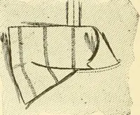 An illustration from The new dressmaker; with complete and fully illustrated instructions on every point connected with sewing, dressmaking and tailoring, from the actual stitches to the cutting, making, altering, mending, and cleaning of clothes for ladies, misses, girls, children, infants, men and boys (1921)
