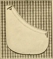 An illustration from The new dressmaker; with complete and fully illustrated instructions on every point connected with sewing, dressmaking and tailoring, from the actual stitches to the cutting, making, altering, mending, and cleaning of clothes for ladies, misses, girls, children, infants, men and boys (1921)