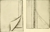 An illustration from The new dressmaker; with complete and fully illustrated instructions on every point connected with sewing, dressmaking and tailoring, from the actual stitches to the cutting, making, altering, mending, and cleaning of clothes for ladies, misses, girls, children, infants, men and boys (1921)