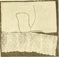 An illustration from The new dressmaker; with complete and fully illustrated instructions on every point connected with sewing, dressmaking and tailoring, from the actual stitches to the cutting, making, altering, mending, and cleaning of clothes for ladies, misses, girls, children, infants, men and boys (1921)