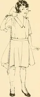 An illustration from The new dressmaker; with complete and fully illustrated instructions on every point connected with sewing, dressmaking and tailoring, from the actual stitches to the cutting, making, altering, mending, and cleaning of clothes for ladies, misses, girls, children, infants, men and boys (1921)