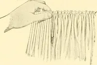 An illustration from The new dressmaker; with complete and fully illustrated instructions on every point connected with sewing, dressmaking and tailoring, from the actual stitches to the cutting, making, altering, mending, and cleaning of clothes for ladies, misses, girls, children, infants, men and boys (1921)