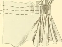 An illustration from The new dressmaker; with complete and fully illustrated instructions on every point connected with sewing, dressmaking and tailoring, from the actual stitches to the cutting, making, altering, mending, and cleaning of clothes for ladies, misses, girls, children, infants, men and boys (1921)