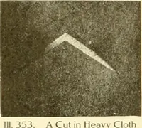 An illustration from The new dressmaker; with complete and fully illustrated instructions on every point connected with sewing, dressmaking and tailoring, from the actual stitches to the cutting, making, altering, mending, and cleaning of clothes for ladies, misses, girls, children, infants, men and boys (1921)