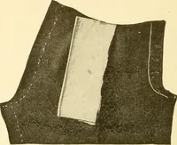 An illustration from The new dressmaker; with complete and fully illustrated instructions on every point connected with sewing, dressmaking and tailoring, from the actual stitches to the cutting, making, altering, mending, and cleaning of clothes for ladies, misses, girls, children, infants, men and boys (1921)