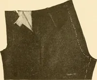 An illustration from The new dressmaker; with complete and fully illustrated instructions on every point connected with sewing, dressmaking and tailoring, from the actual stitches to the cutting, making, altering, mending, and cleaning of clothes for ladies, misses, girls, children, infants, men and boys (1921)