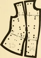 An illustration from The new dressmaker; with complete and fully illustrated instructions on every point connected with sewing, dressmaking and tailoring, from the actual stitches to the cutting, making, altering, mending, and cleaning of clothes for ladies, misses, girls, children, infants, men and boys (1921)
