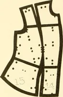 An illustration from The new dressmaker; with complete and fully illustrated instructions on every point connected with sewing, dressmaking and tailoring, from the actual stitches to the cutting, making, altering, mending, and cleaning of clothes for ladies, misses, girls, children, infants, men and boys (1921)