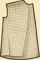 An illustration from The new dressmaker; with complete and fully illustrated instructions on every point connected with sewing, dressmaking and tailoring, from the actual stitches to the cutting, making, altering, mending, and cleaning of clothes for ladies, misses, girls, children, infants, men and boys (1921)
