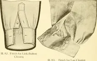 An illustration from The new dressmaker; with complete and fully illustrated instructions on every point connected with sewing, dressmaking and tailoring, from the actual stitches to the cutting, making, altering, mending, and cleaning of clothes for ladies, misses, girls, children, infants, men and boys (1921)