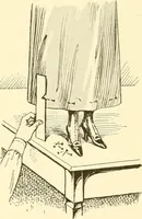 An illustration from The new dressmaker; with complete and fully illustrated instructions on every point connected with sewing, dressmaking and tailoring, from the actual stitches to the cutting, making, altering, mending, and cleaning of clothes for ladies, misses, girls, children, infants, men and boys (1921)