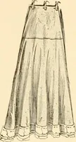 An illustration from The new dressmaker; with complete and fully illustrated instructions on every point connected with sewing, dressmaking and tailoring, from the actual stitches to the cutting, making, altering, mending, and cleaning of clothes for ladies, misses, girls, children, infants, men and boys (1921)
