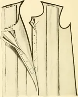 An illustration from The new dressmaker; with complete and fully illustrated instructions on every point connected with sewing, dressmaking and tailoring, from the actual stitches to the cutting, making, altering, mending, and cleaning of clothes for ladies, misses, girls, children, infants, men and boys (1921)